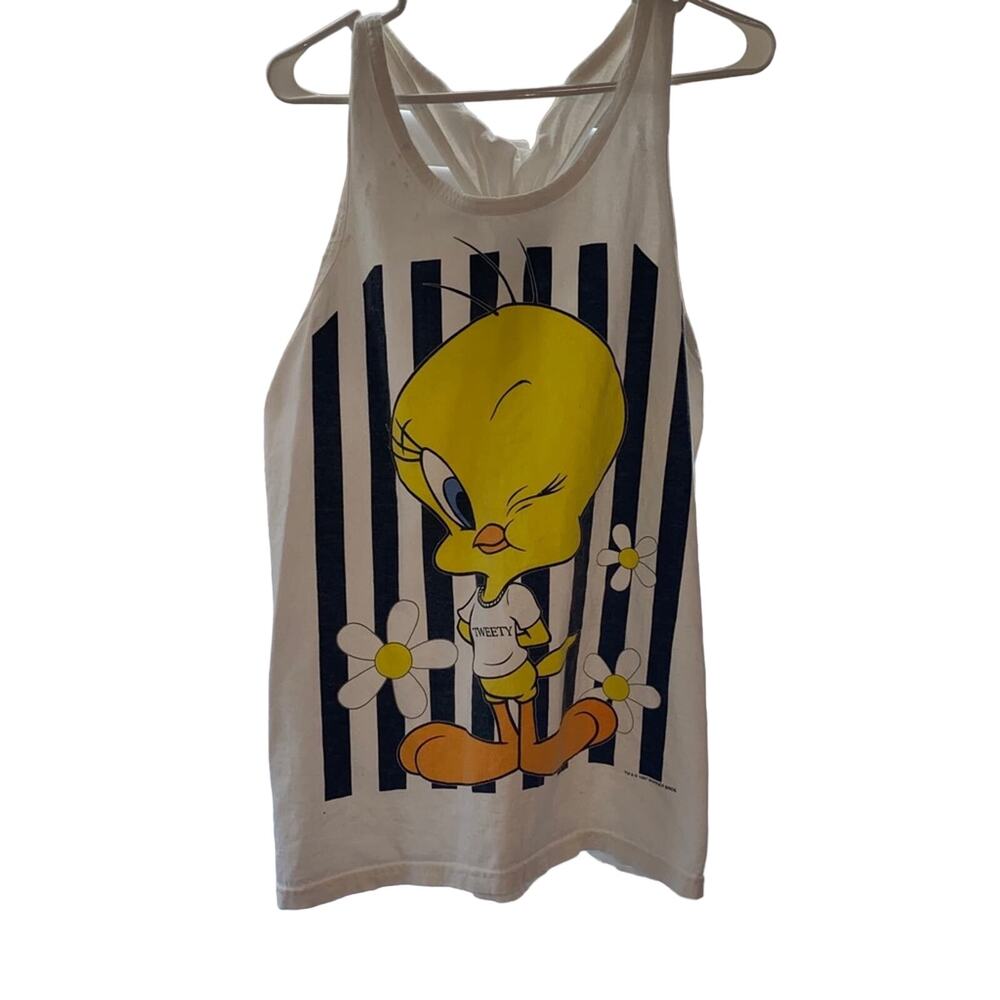 VNTG Looney Tunes Tweedy Bird racerback tank Sz L